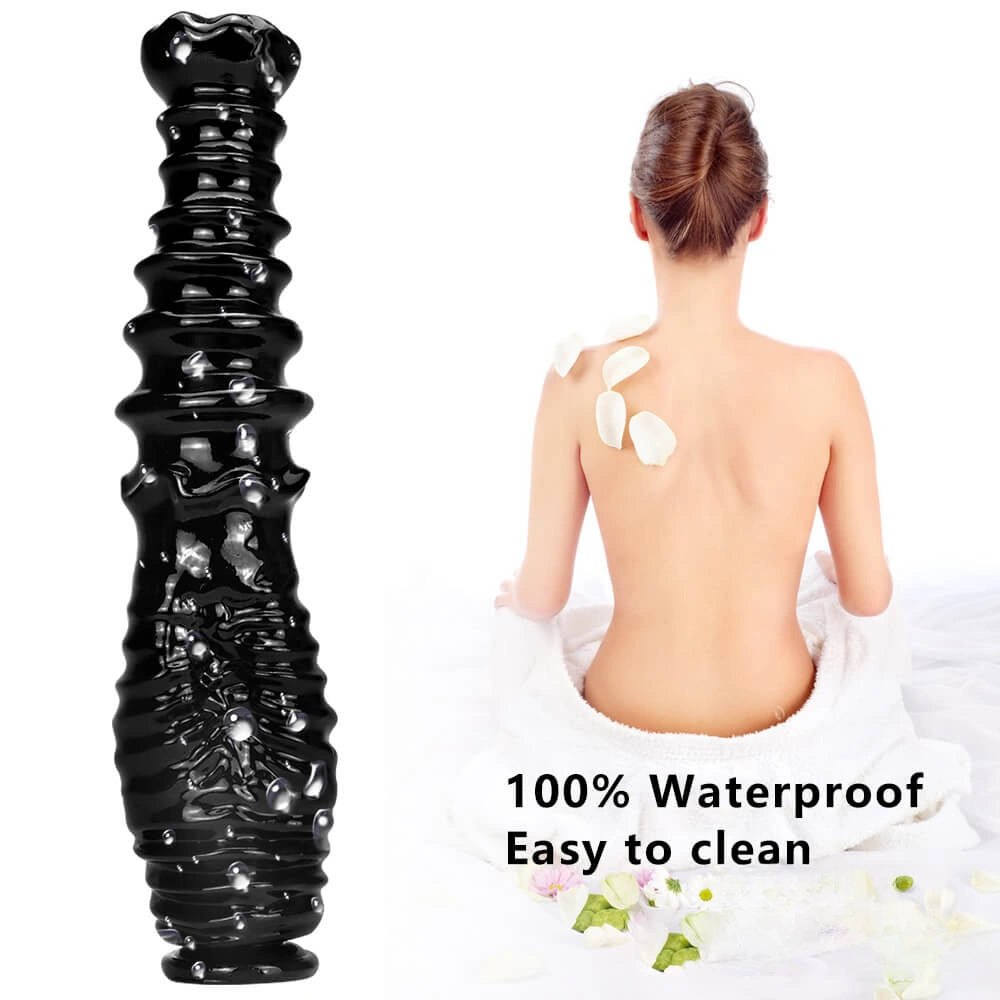 Ribbed thick pvc dildo, photo 10
