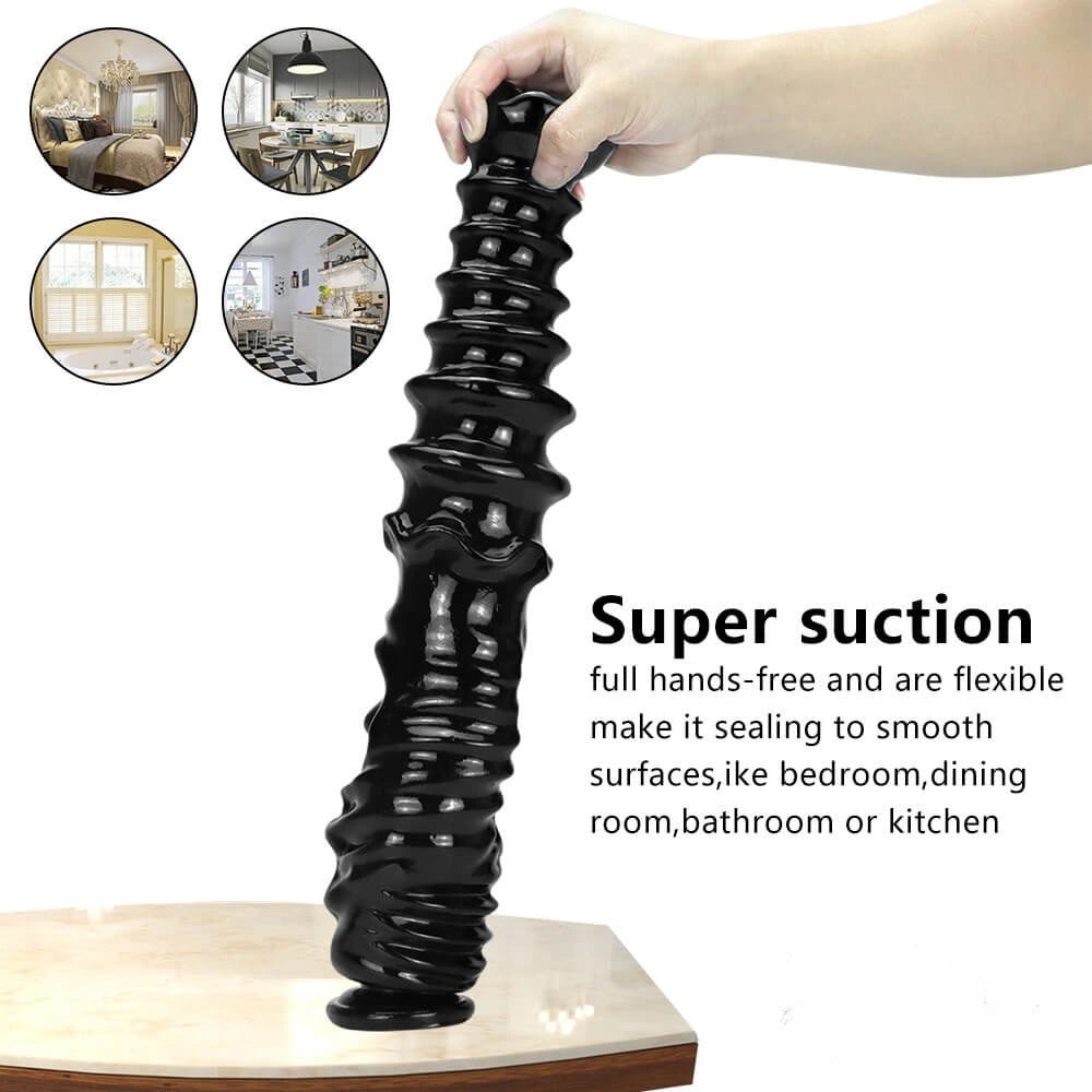 Ribbed thick pvc dildo, photo 7