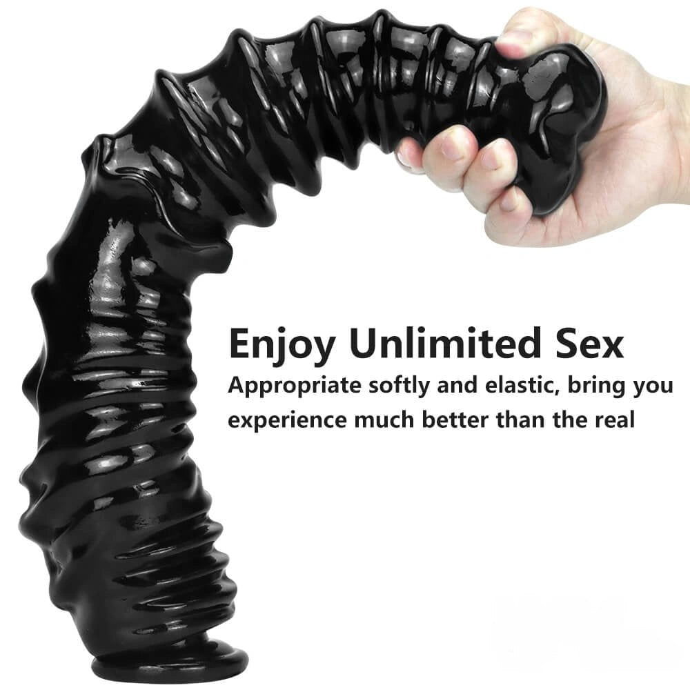 Ribbed thick pvc dildo, photo 8