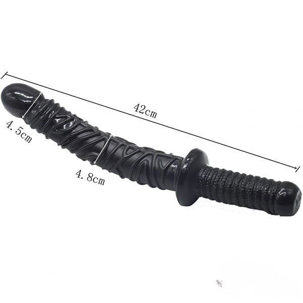 Ribbed tip pvc dildo, photo 3