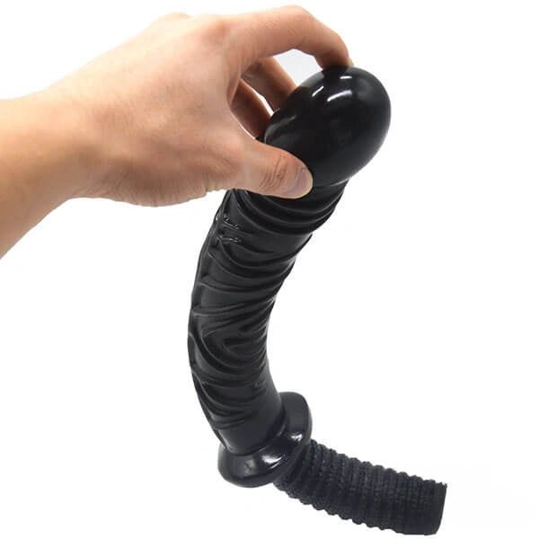 Ribbed tip pvc dildo, photo 4