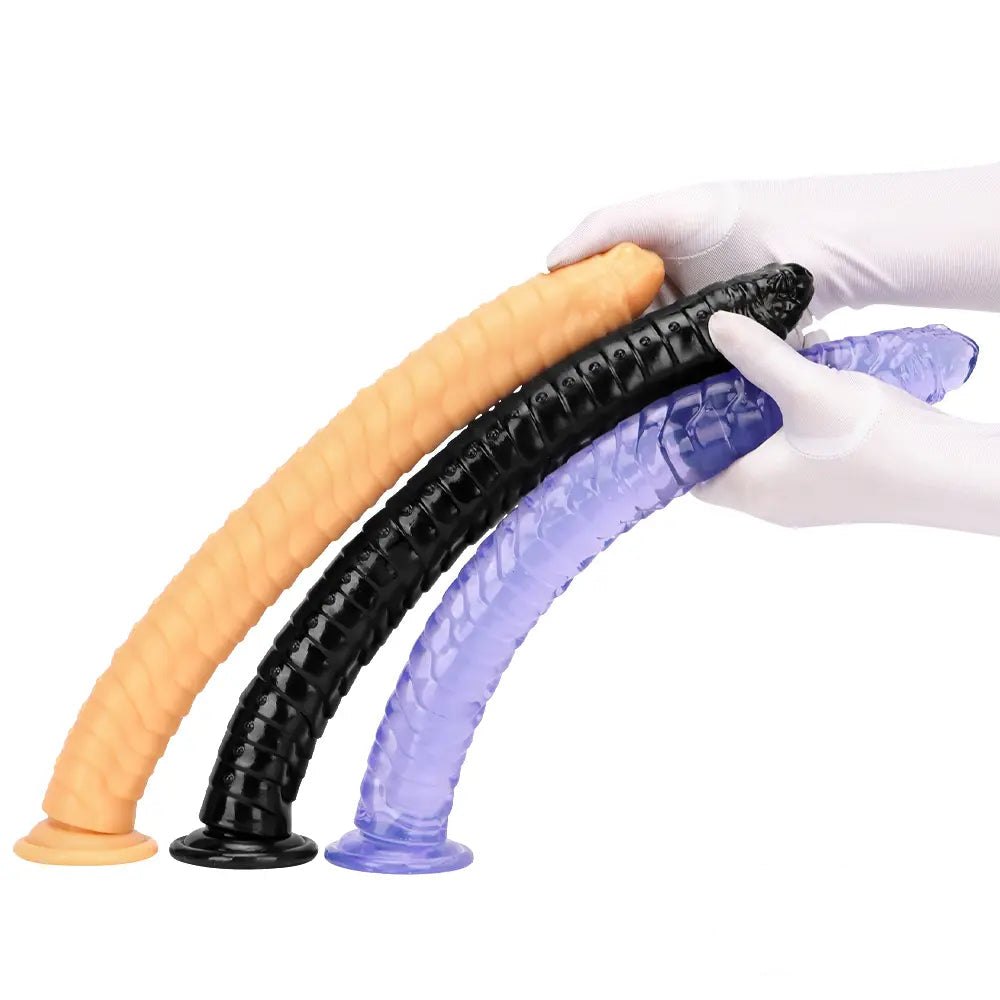 Ribbed veined realistic dildo with defined head, photo 11