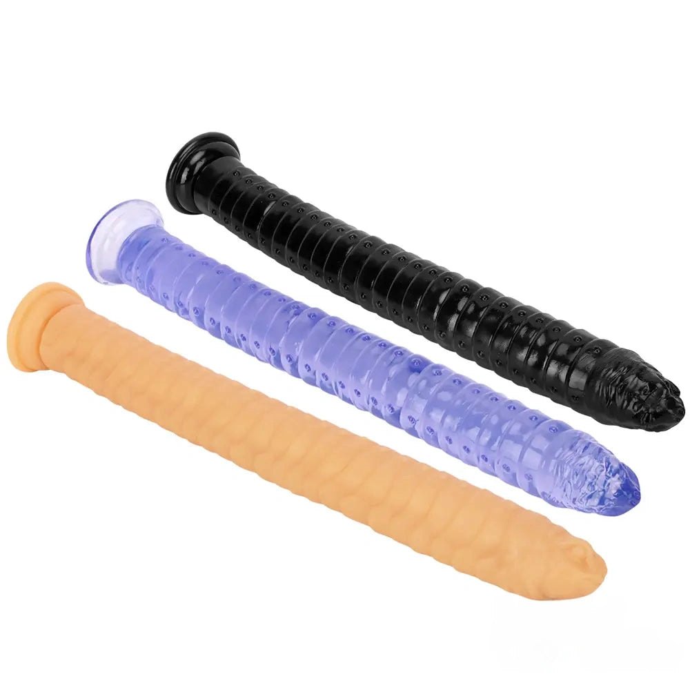 Ribbed veined realistic dildo with defined head, photo 4