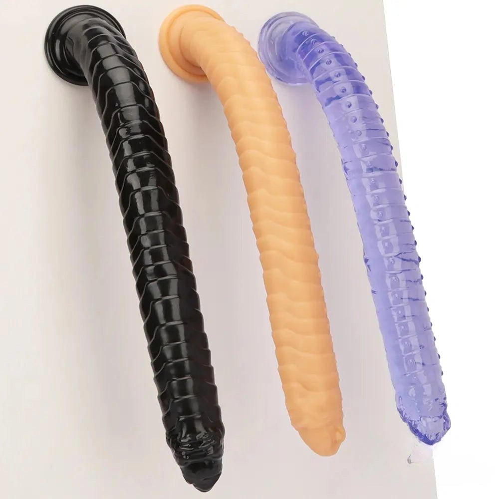 Ribbed veined realistic dildo with defined head, photo 9