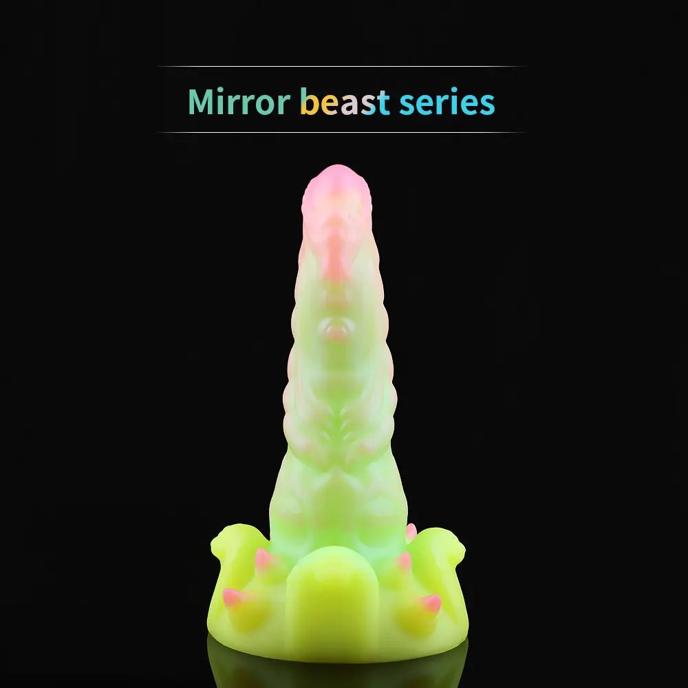 Ridged cone fantasy dildo, photo 10