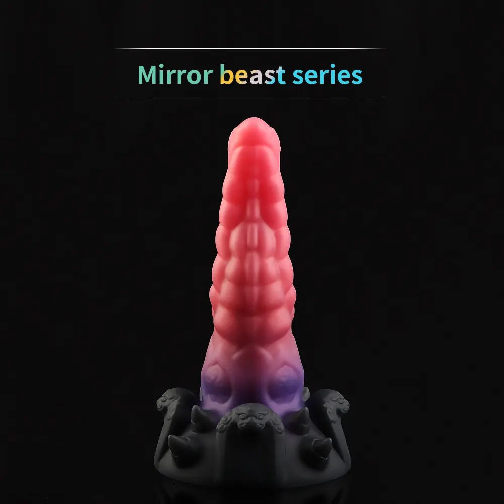 Ridged cone fantasy dildo, photo 11