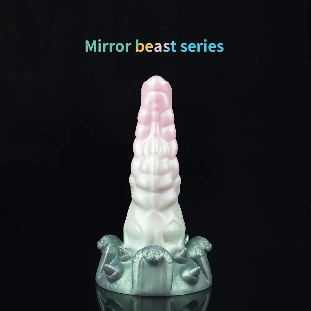 Ridged cone fantasy dildo, photo 5