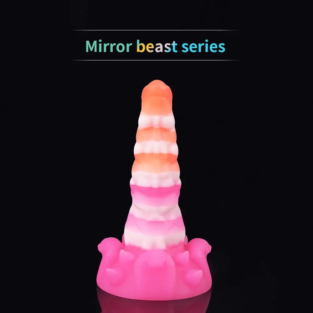 Ridged cone fantasy dildo, photo 6