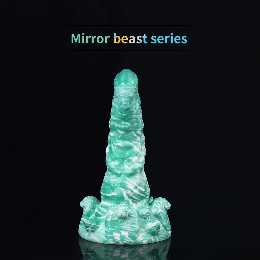 Ridged cone fantasy dildo, photo 7