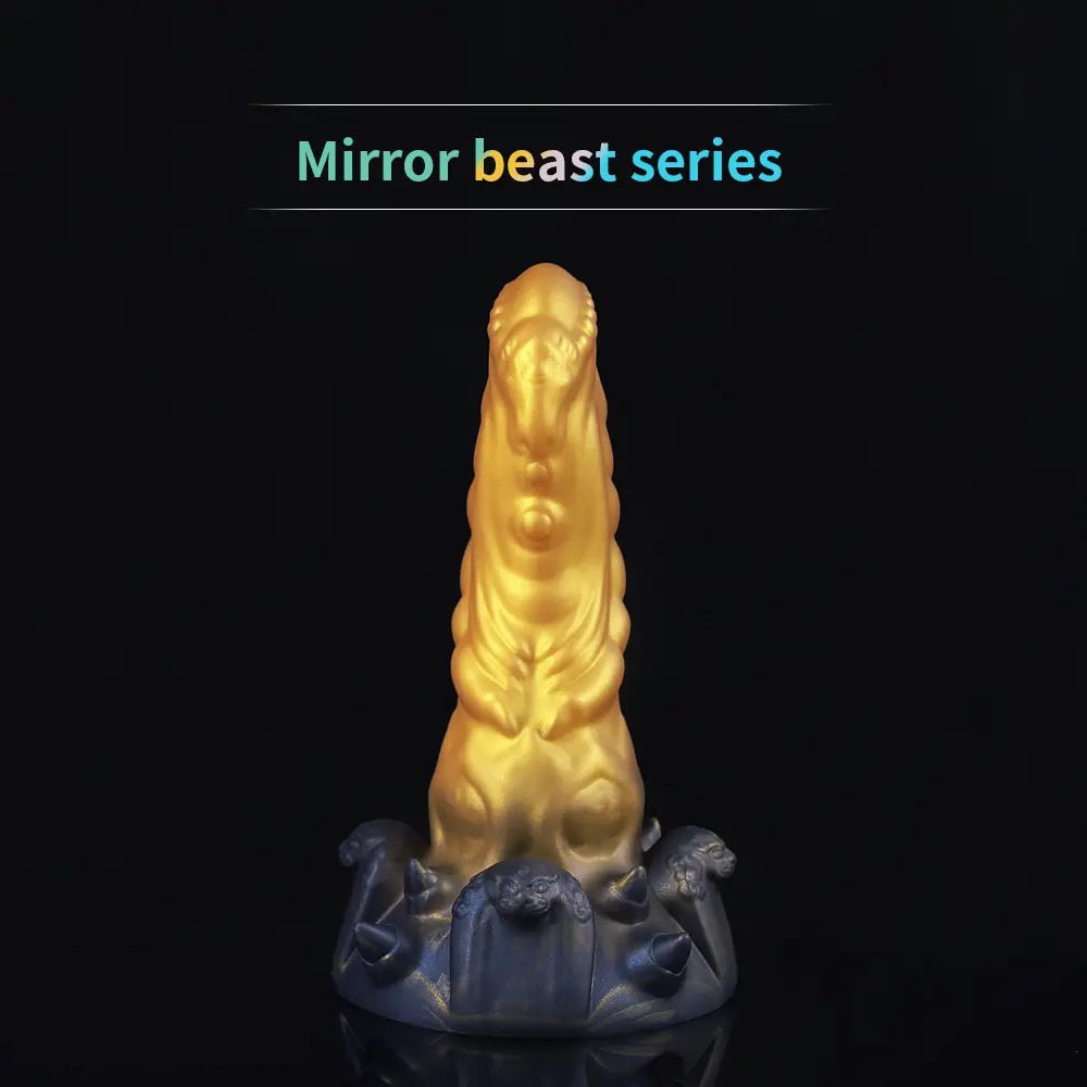 Ridged cone fantasy dildo, photo 8