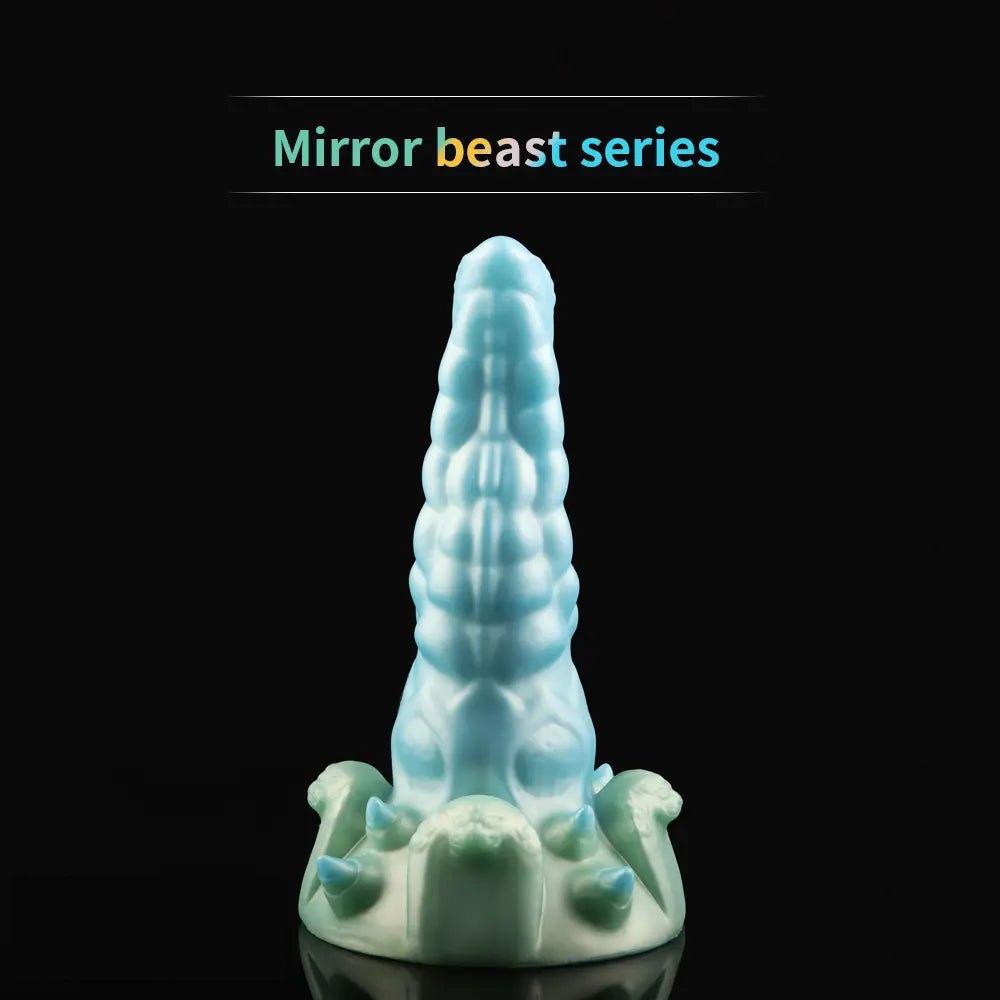 Ridged cone fantasy dildo, photo 9