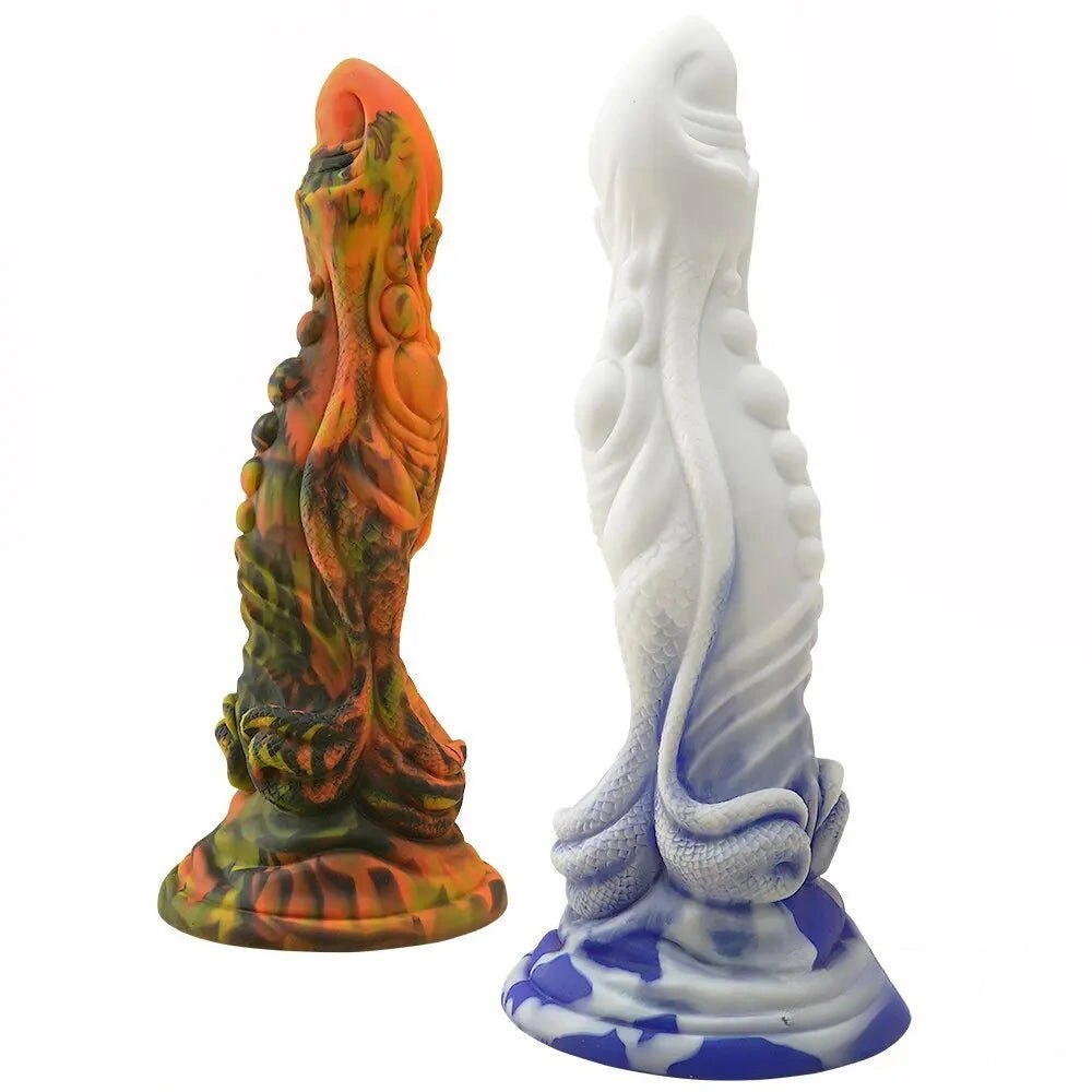 Textured fantasy dragon dildo, photo 1