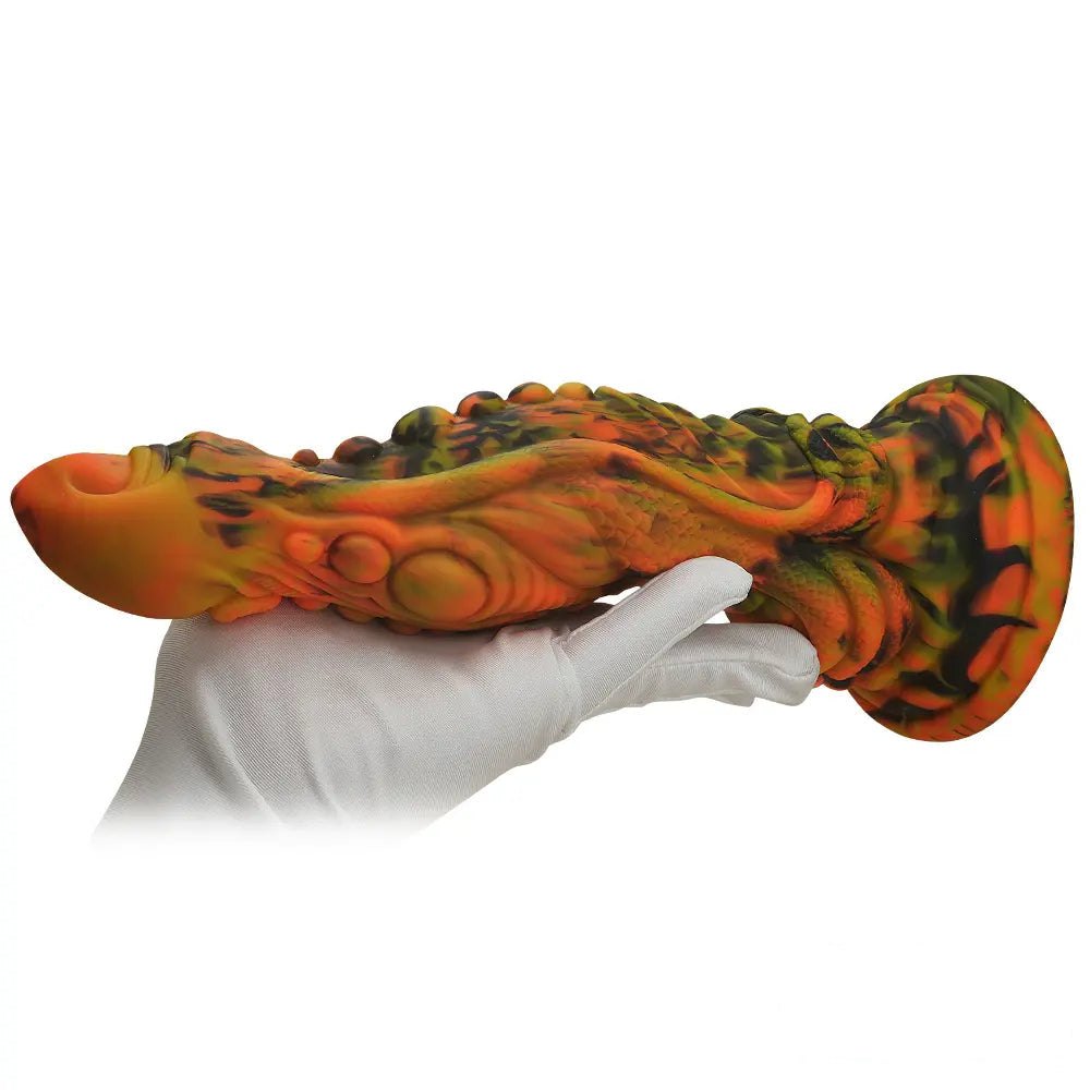 Textured fantasy dragon dildo, photo 8