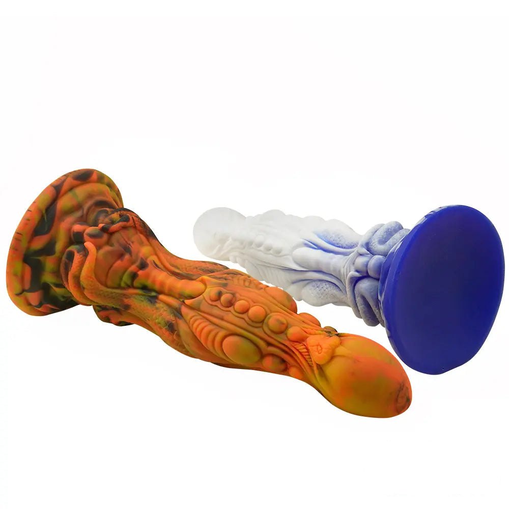 Textured fantasy dragon dildo, photo 9