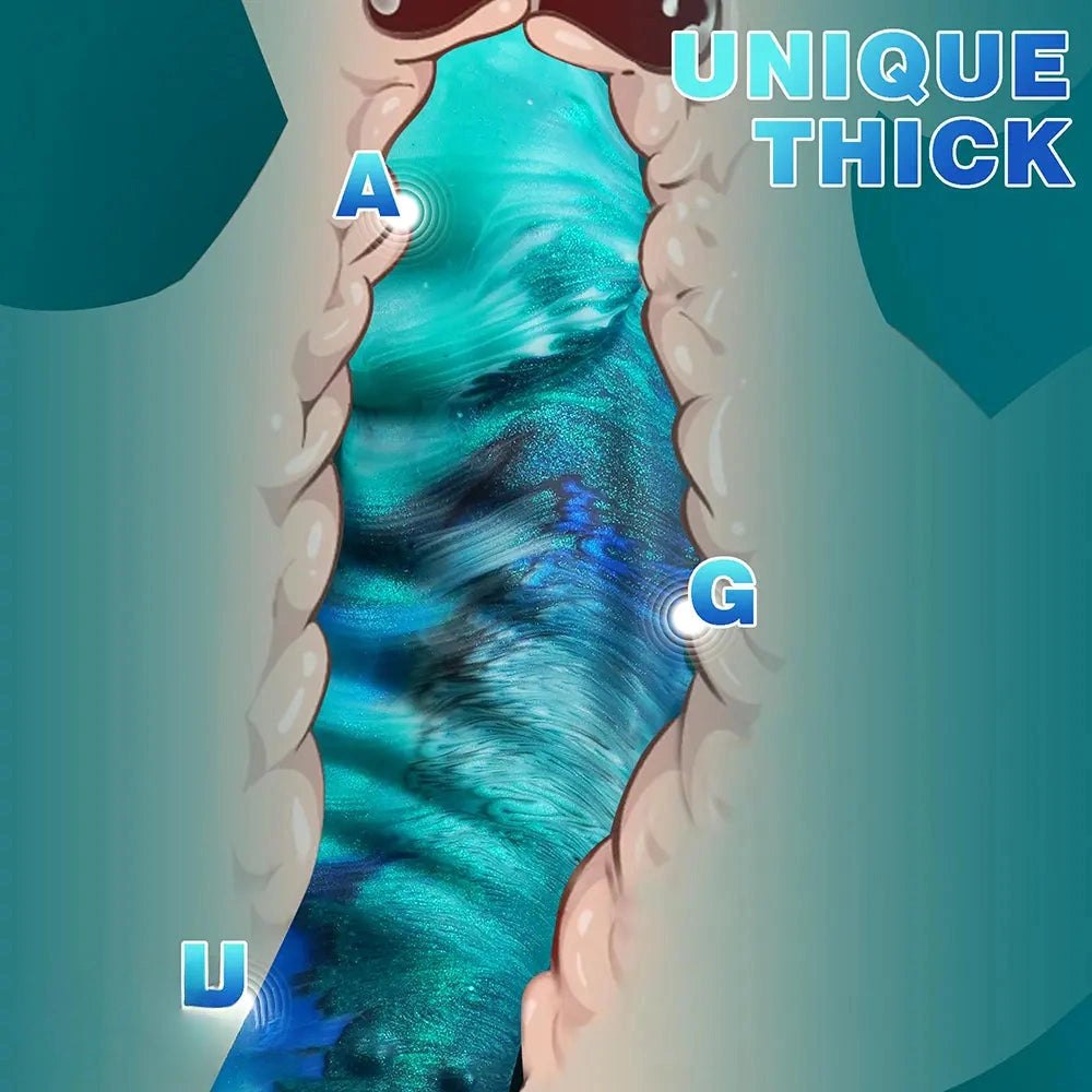 Ridged fantasy silicone dildo with suction cup base, photo 8