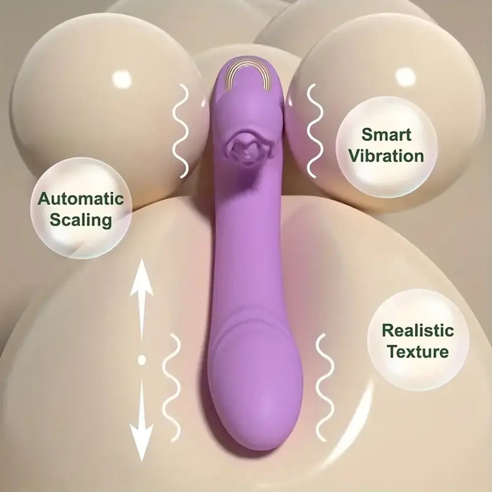 Ridged silicone g-spot vibrating dildo, photo 10