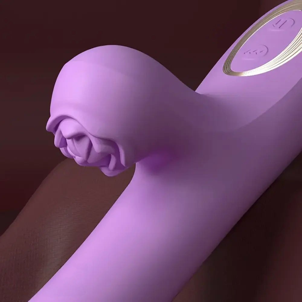 Ridged silicone g-spot vibrating dildo, photo 12