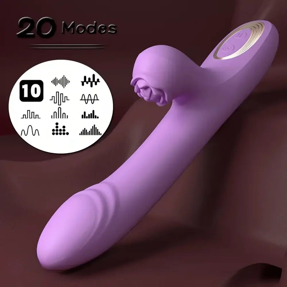 Ridged silicone g-spot vibrating dildo, photo 2