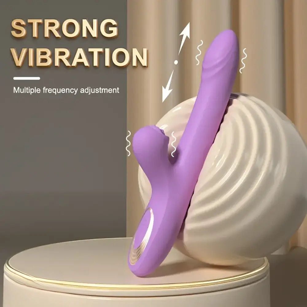 Ridged silicone g-spot vibrating dildo, photo 4