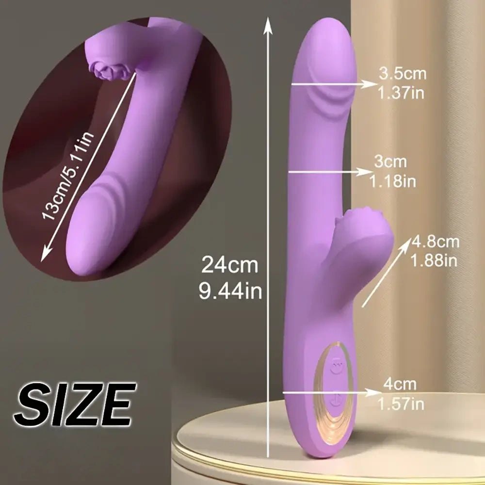 Ridged silicone g-spot vibrating dildo, photo 9
