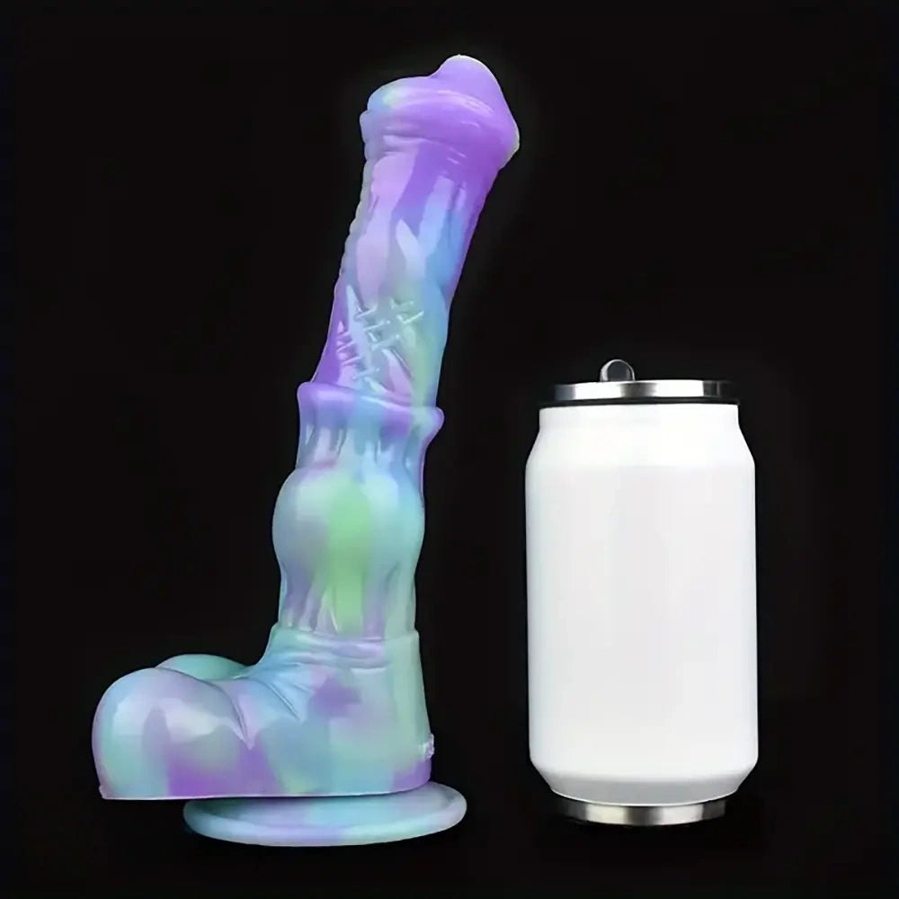 #1 ridged horse-style silicone fantasy dildo