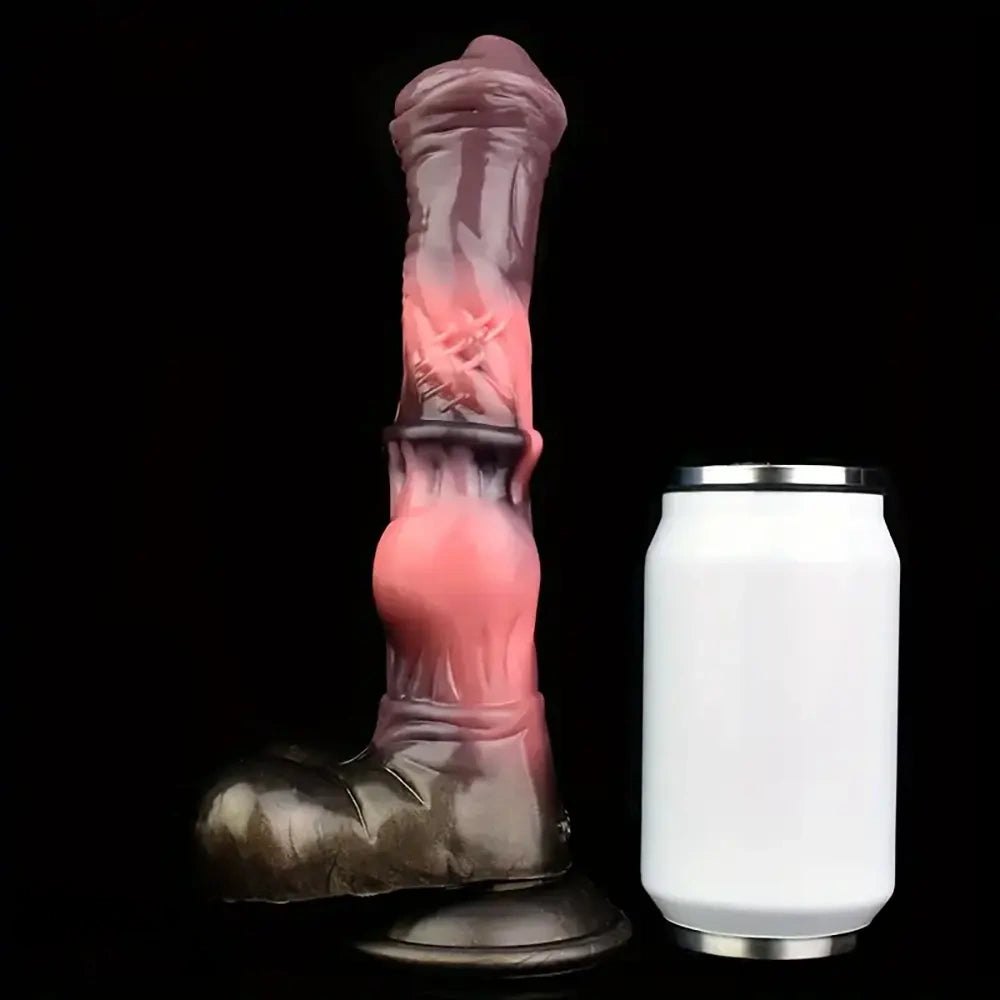 #2 ridged horse-style silicone fantasy dildo