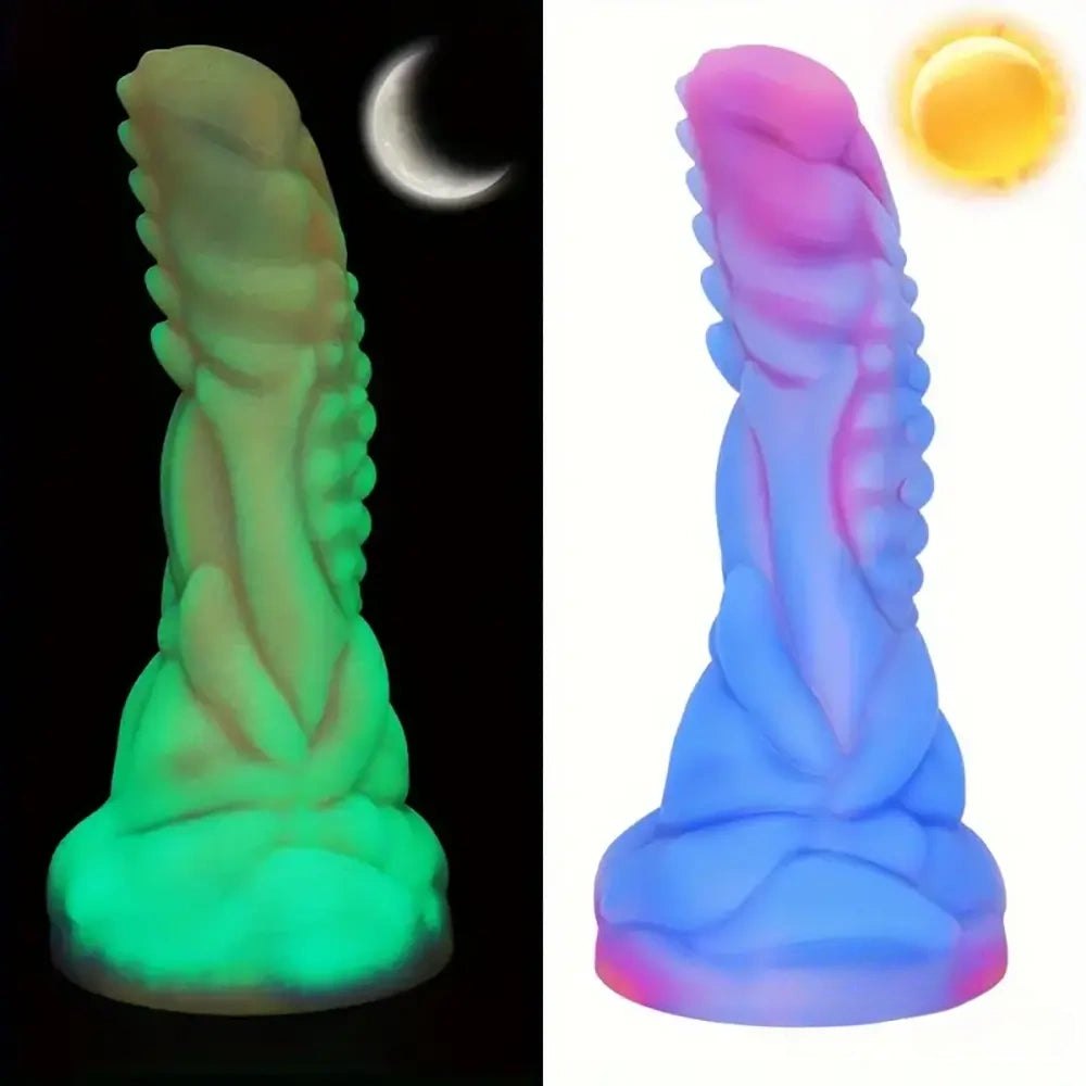 Ridged monster fantasy dildo, photo 10