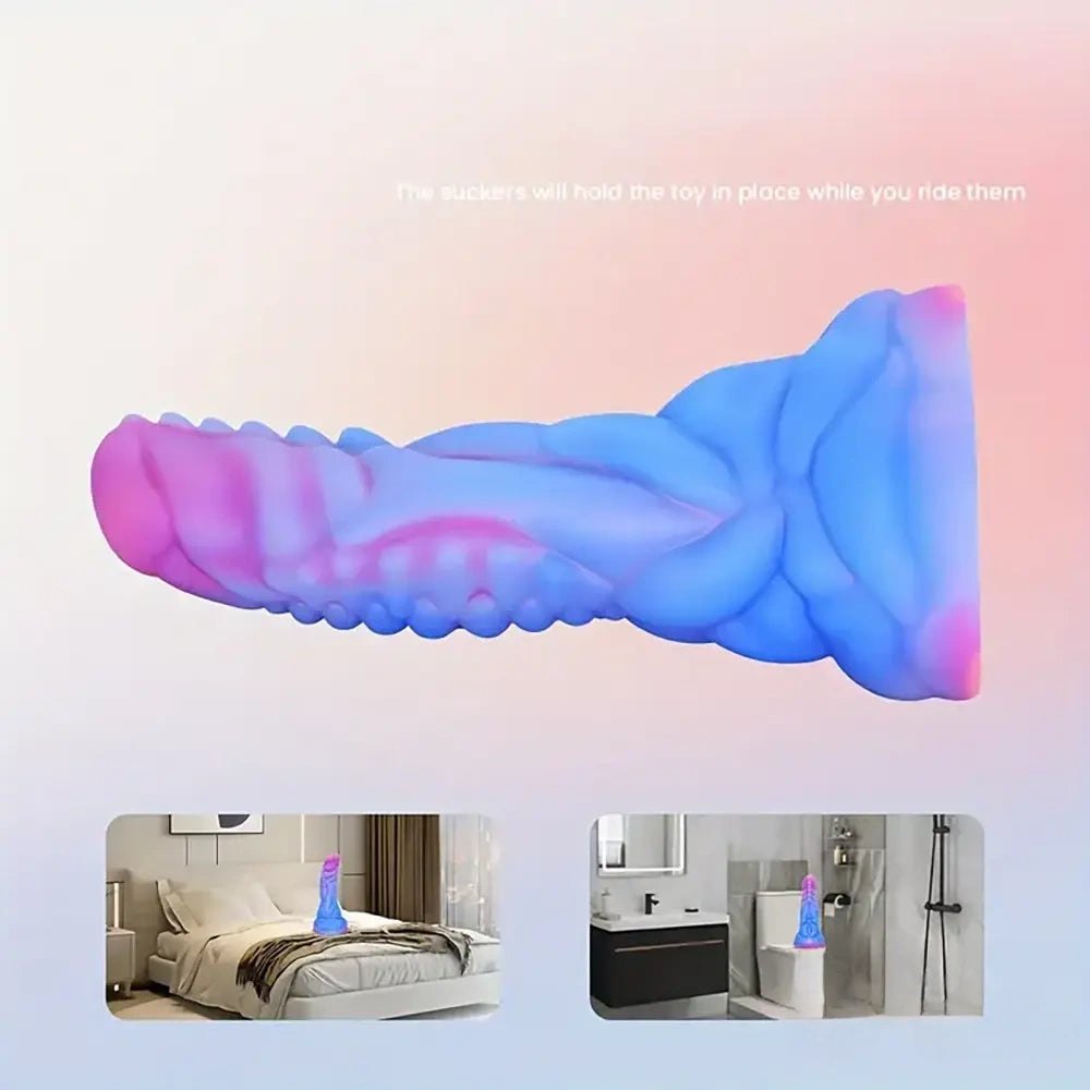 Ridged monster fantasy dildo, photo 7