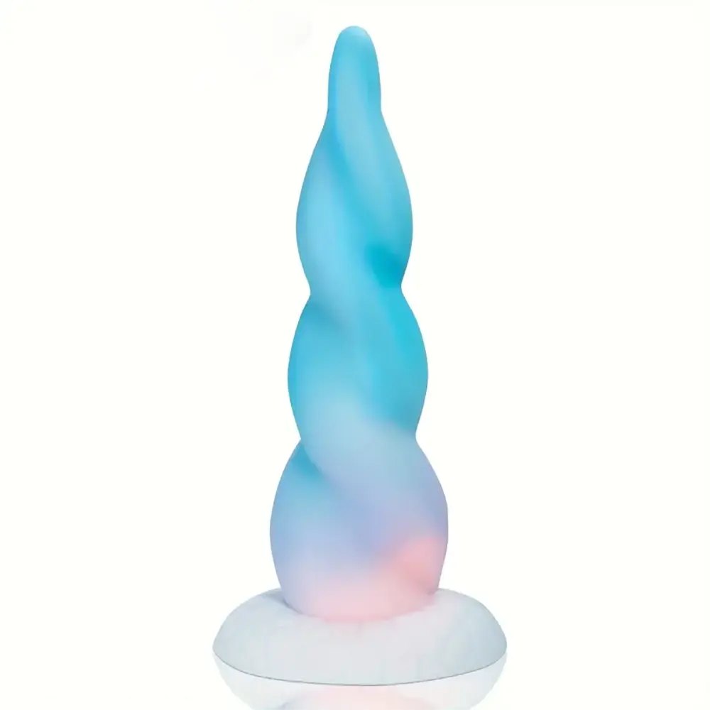 Ridged dragon-scale silicone fantasy dildo, photo 1
