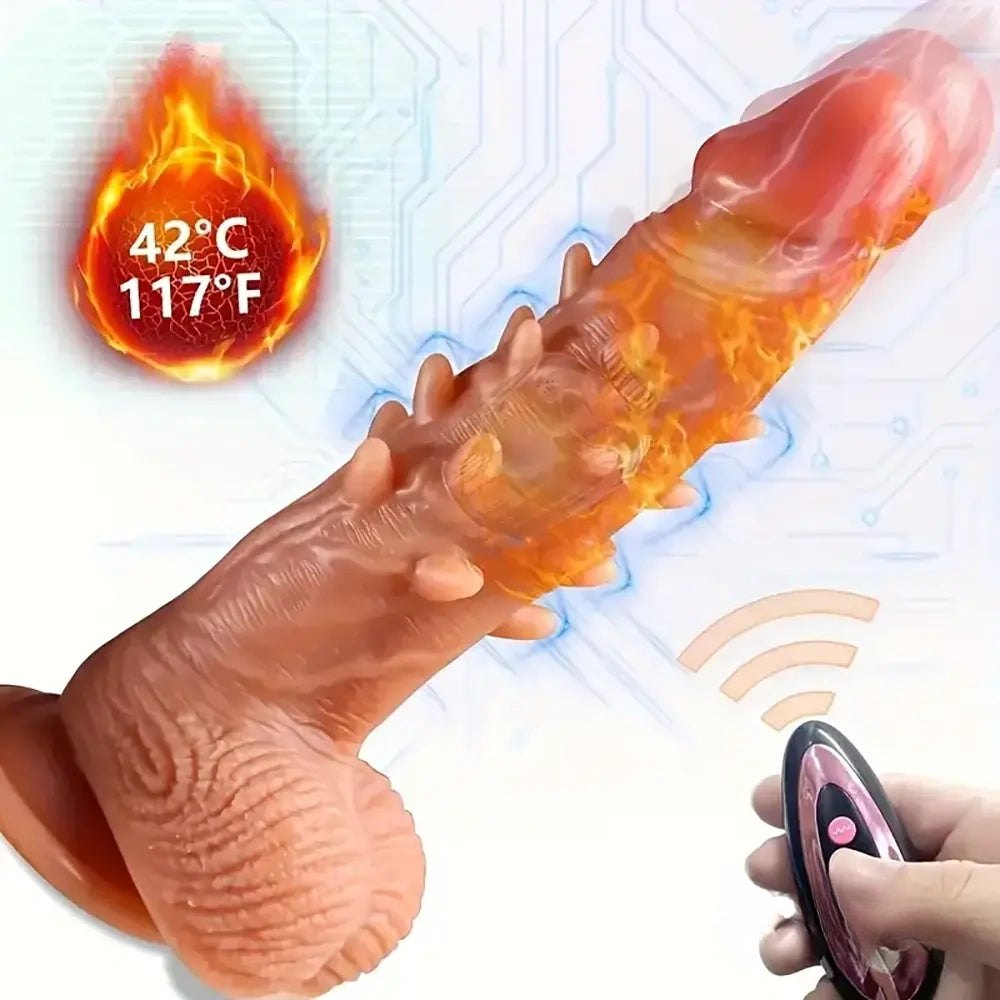 Flesh-toned ridged suction cup dildo, photo 6