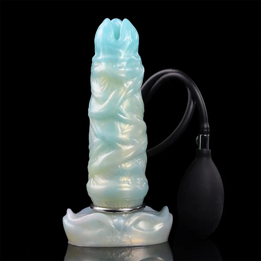 Ridged ovipositor silicone fantasy dildo, photo 1