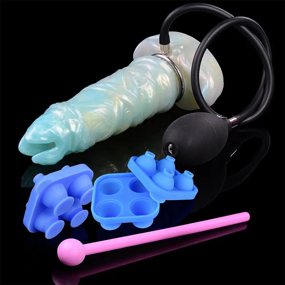 Ridged ovipositor silicone fantasy dildo, photo 13