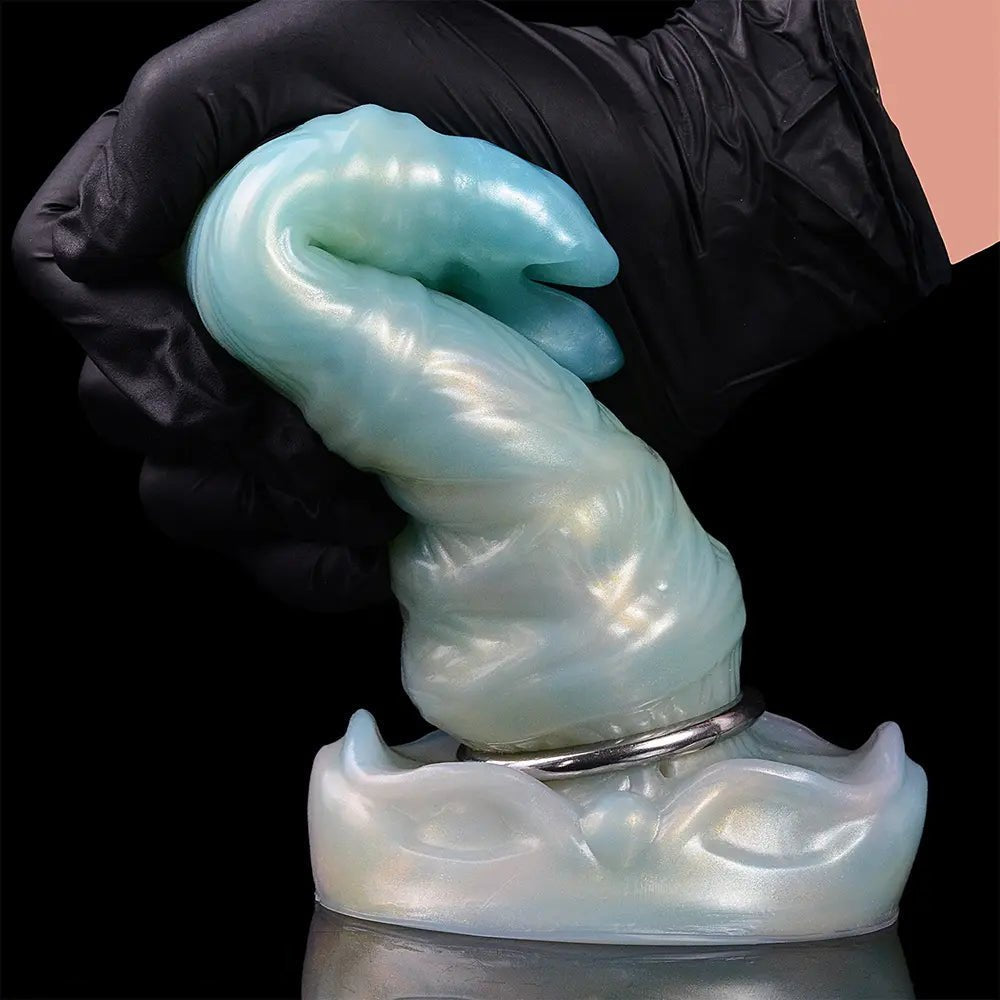 Ridged ovipositor silicone fantasy dildo, photo 15