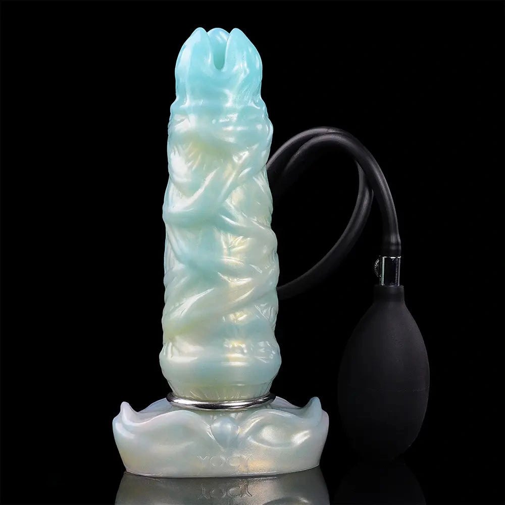 Ridged ovipositor silicone fantasy dildo, photo 3