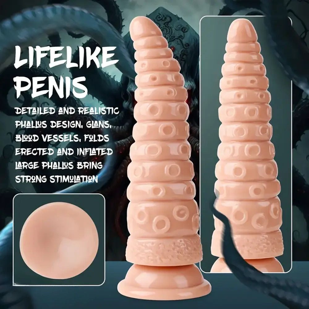 Brown tentacle dildo, photo 2