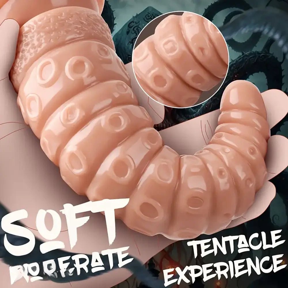 Brown tentacle dildo, photo 3