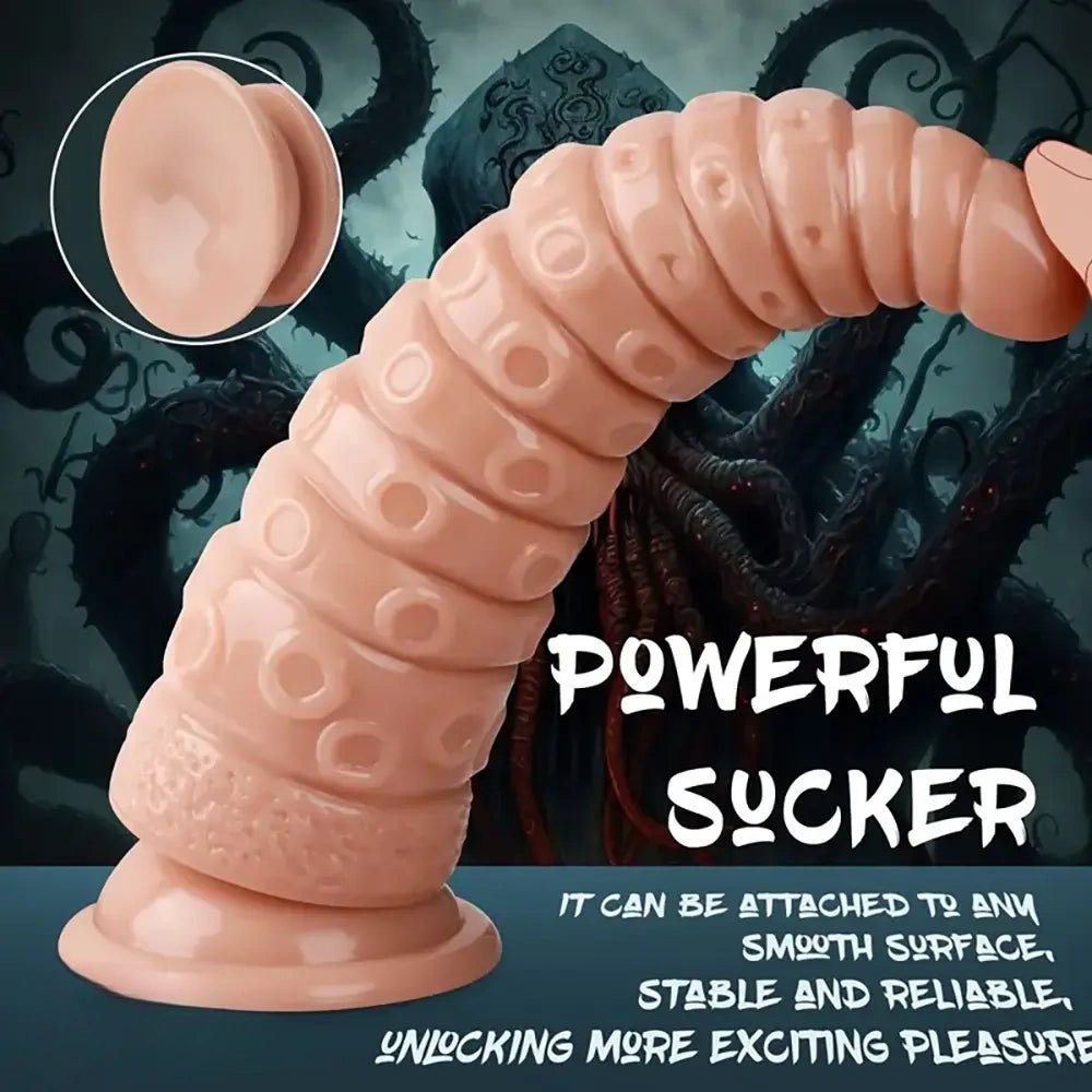 Brown tentacle dildo, photo 4