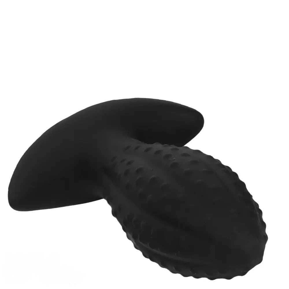 Black ridged anal plug, photo 15