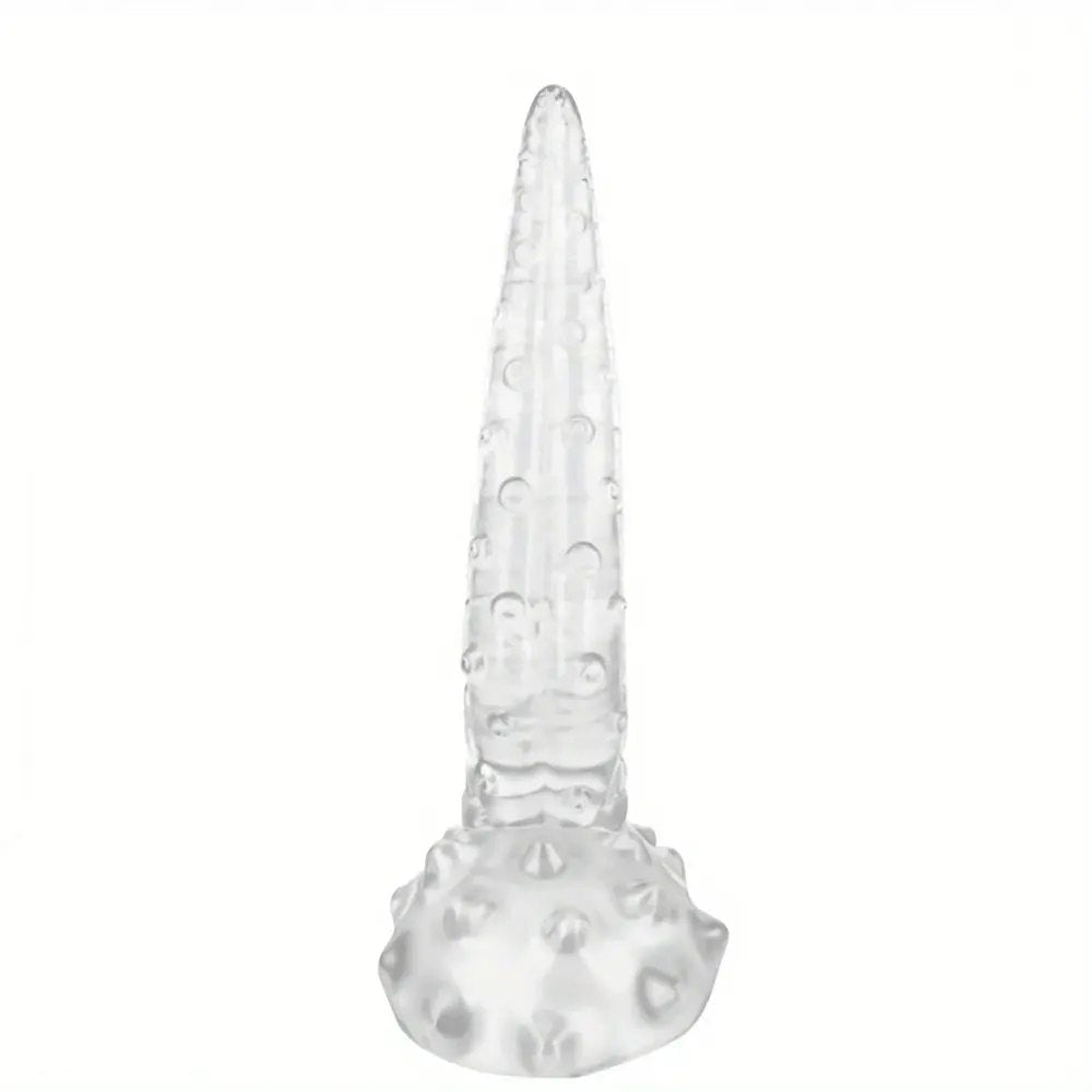 Ridged tentacle fantasy dildo with suction cup base, photo 8
