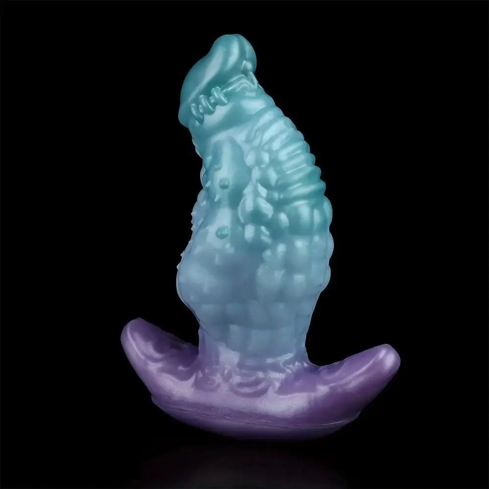 Ridged tentacle silicone fantasy dildo, photo 1