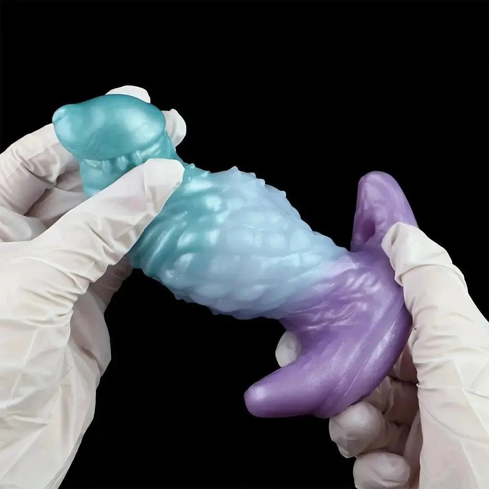 Ridged tentacle silicone fantasy dildo, photo 11