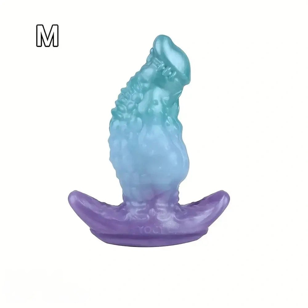 Ridged tentacle silicone fantasy dildo, photo 12