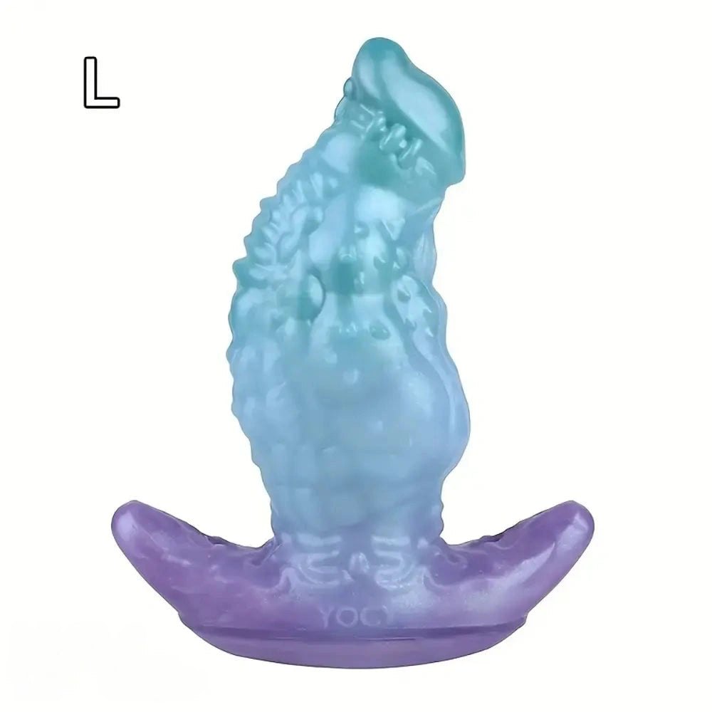 Ridged tentacle silicone fantasy dildo, photo 2