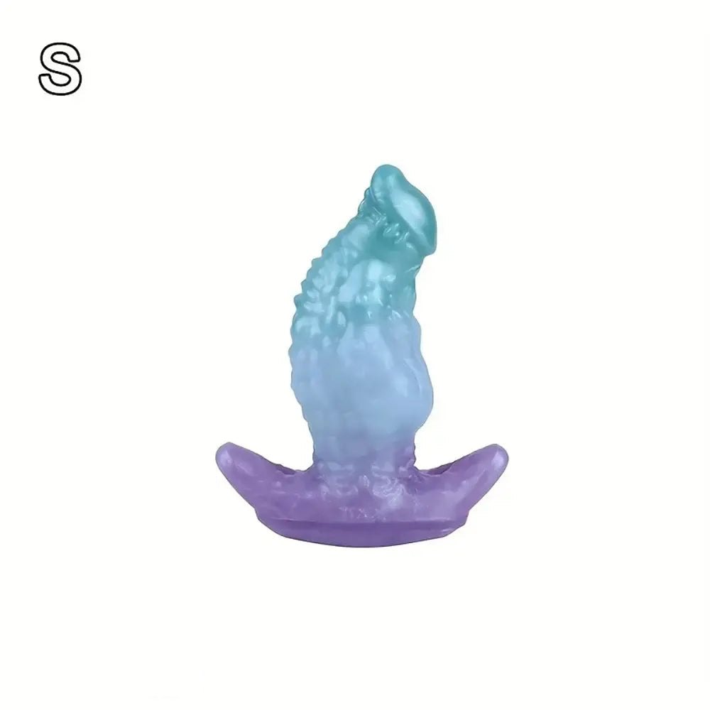 Ridged tentacle silicone fantasy dildo, photo 3