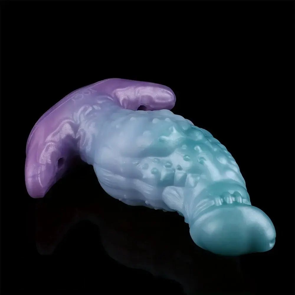 Ridged tentacle silicone fantasy dildo, photo 5