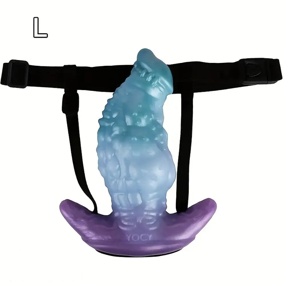 Ridged tentacle silicone fantasy dildo, photo 6