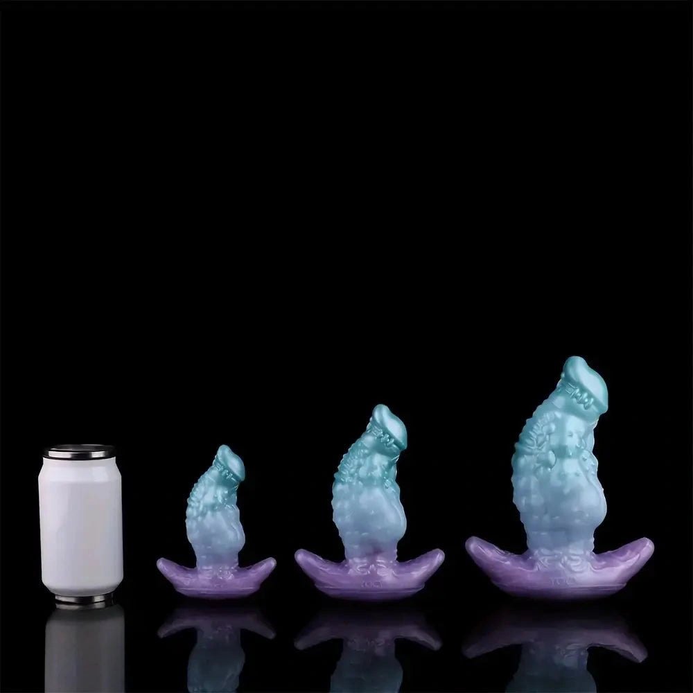 Ridged tentacle silicone fantasy dildo, photo 9