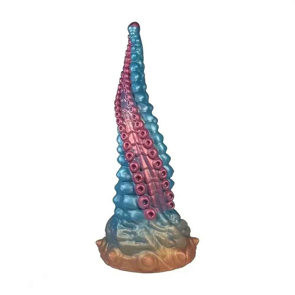 B ridged tentacle silicone fantasy dildo