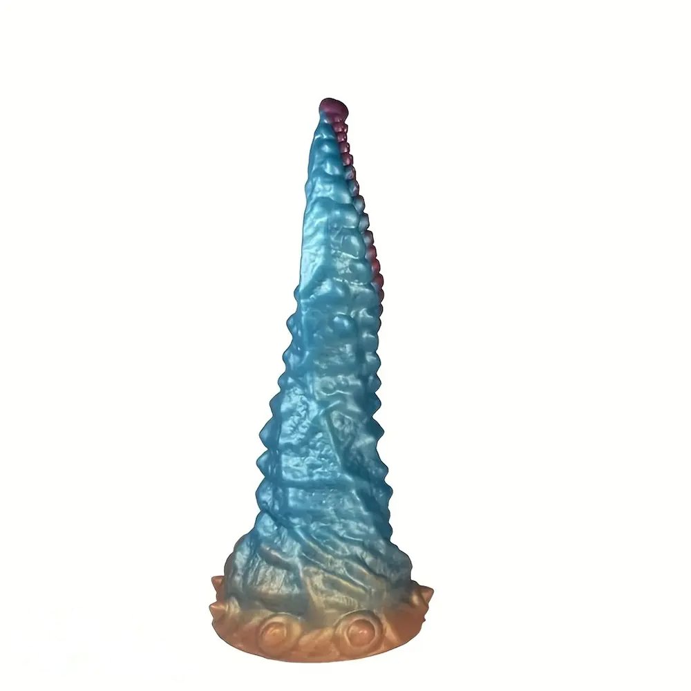 Ridged tentacle silicone fantasy dildo, photo 2