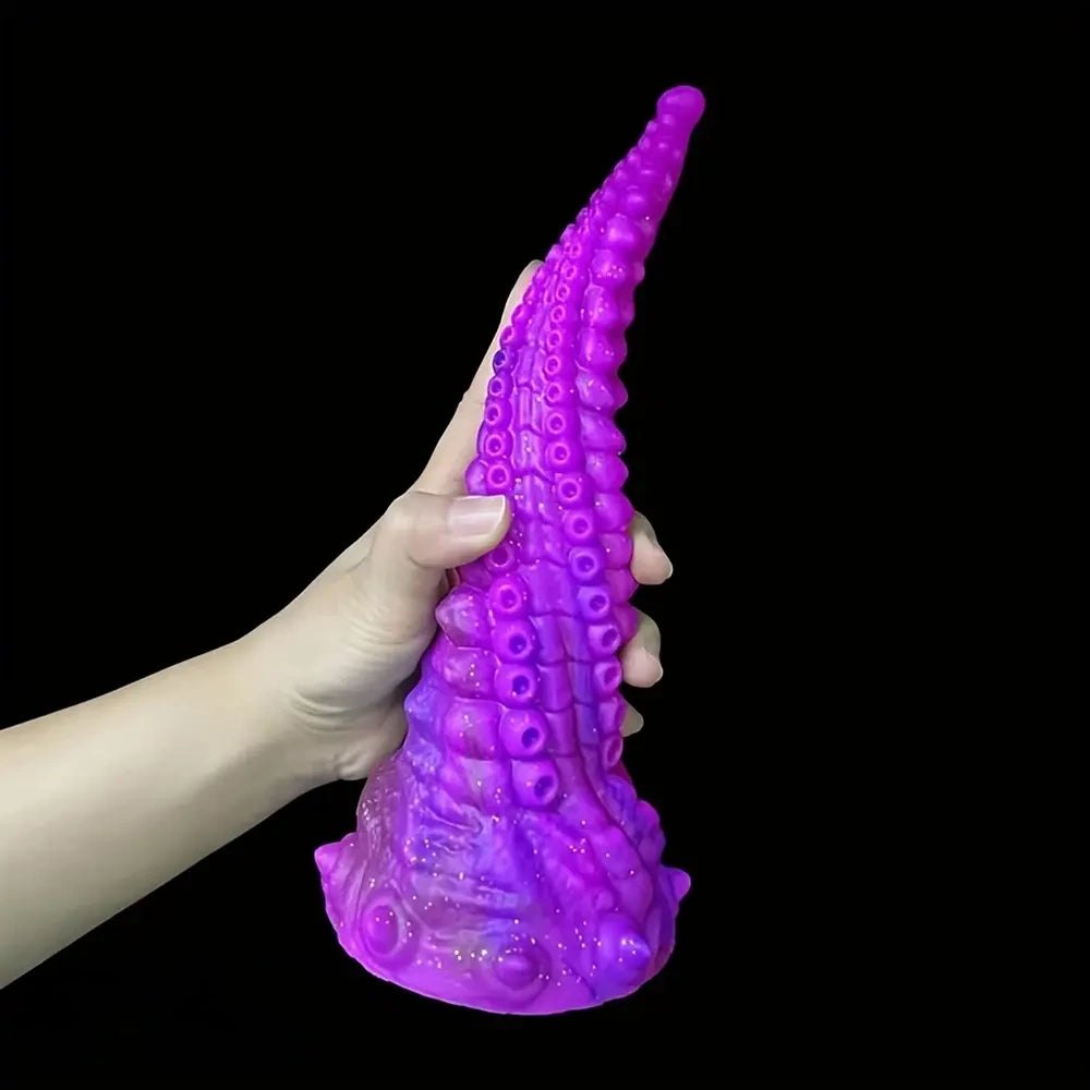 Ridged tentacle silicone fantasy dildo, photo 3